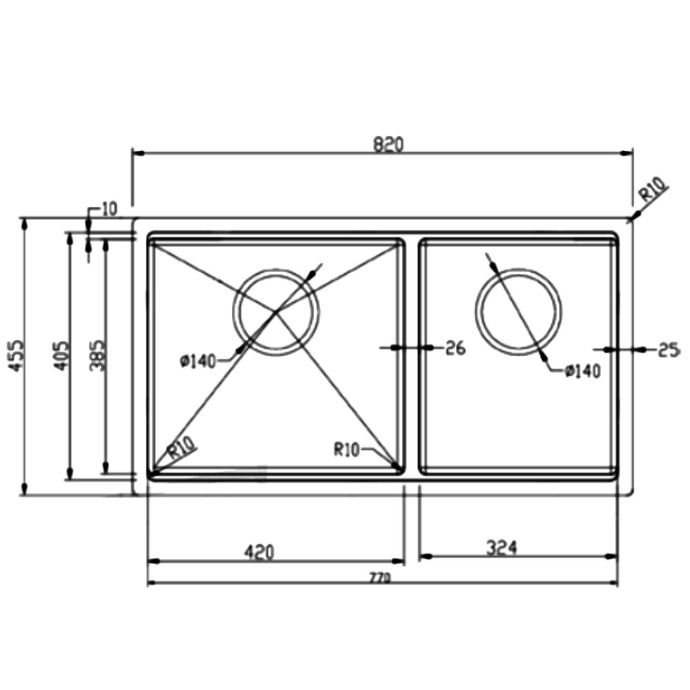 Kích thước Eurgold EUC28845GD