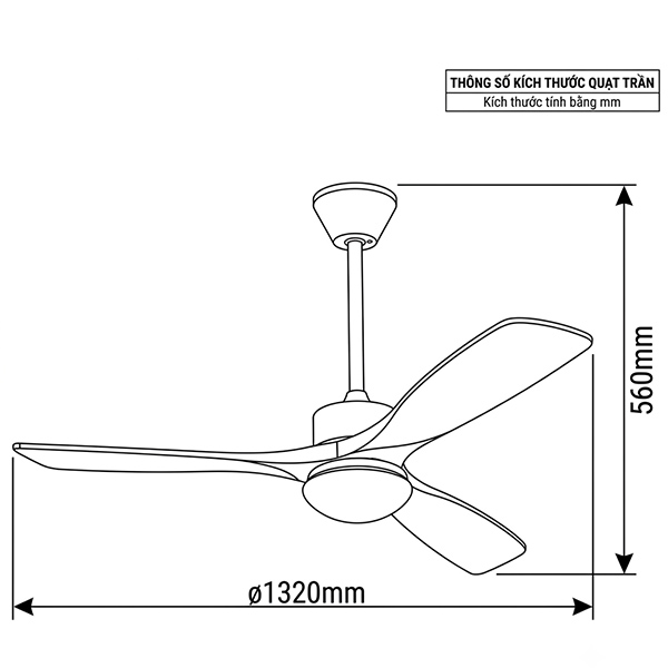 kích thước FL HD-302N