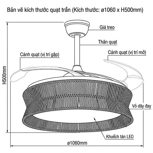 kích thước FL HD-407