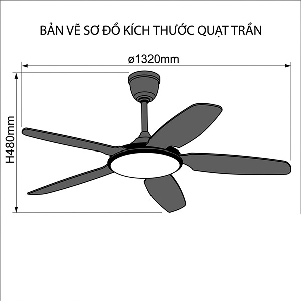 kích thước HD-501V