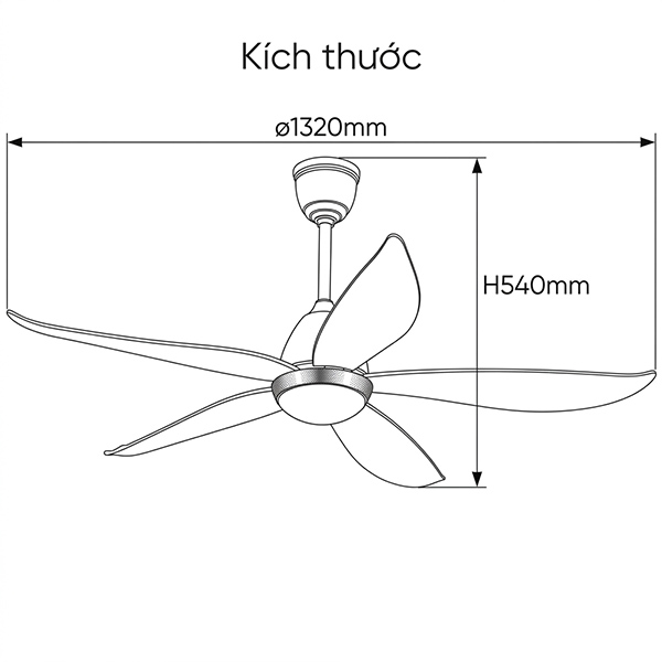 kích thước FL HD-505T