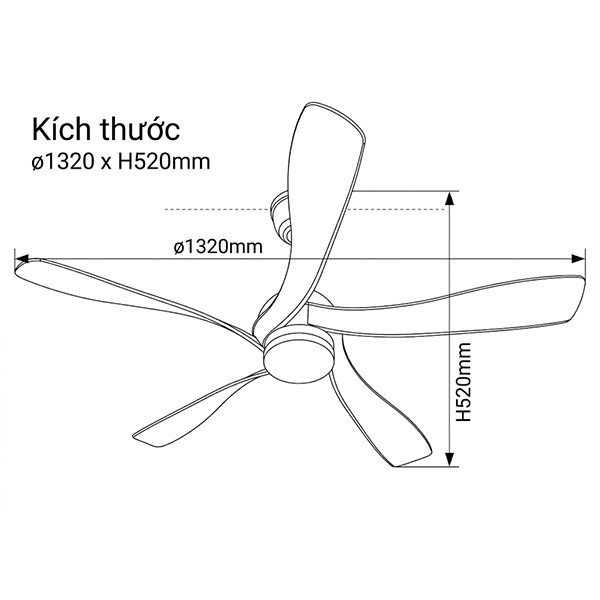 kích thước FL HD-506N