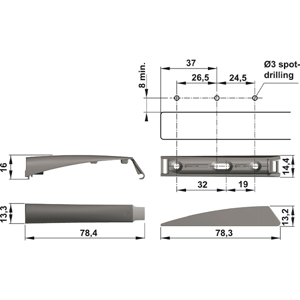 Kích thước Hafele 356.12.527