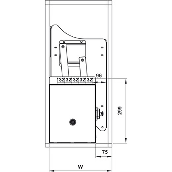 kích thước Hafele 504.76.019