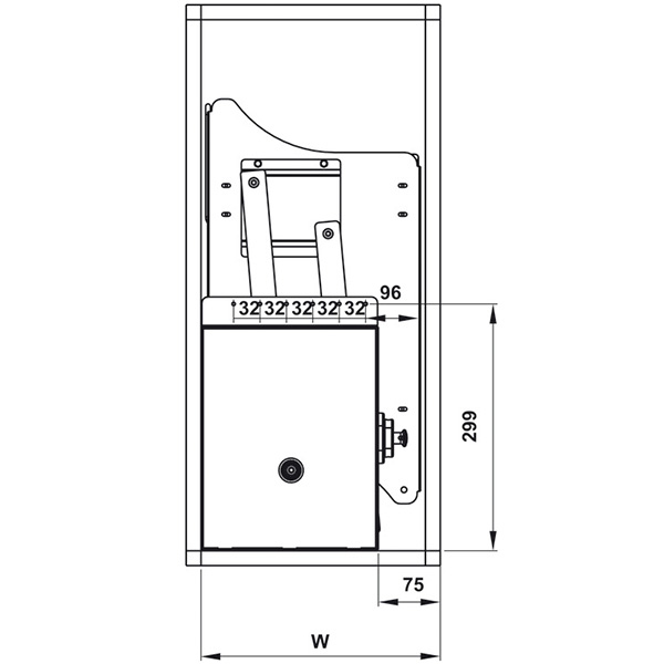 kích thước Hafele 504.76.407
