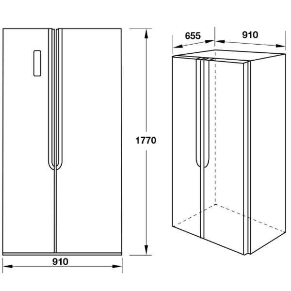 kích thước TT Hafele HF-SB5321FB 534.14.021
