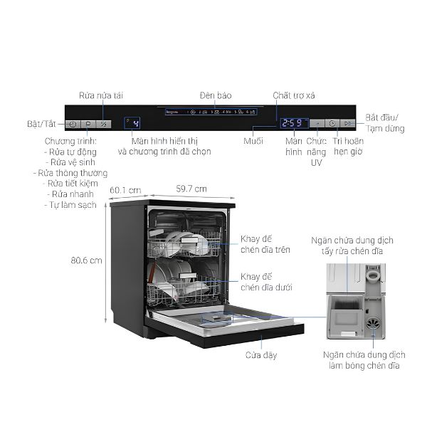 kích thước  TT Hafele HDW-F601B 535.29.670