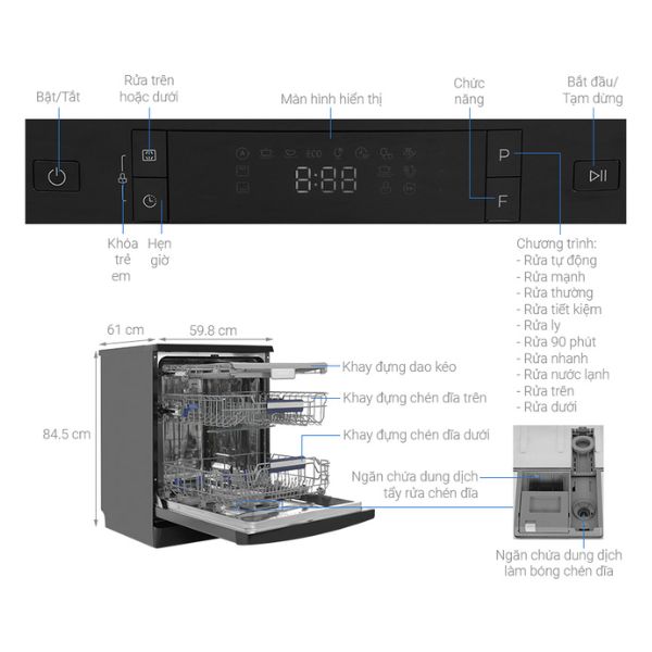 kích thước TT Hafele HDW-F602EB 538.21.360
