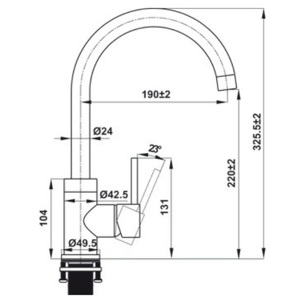 kích thước TT Hafele HT21-CH1F220C 577.55.240
