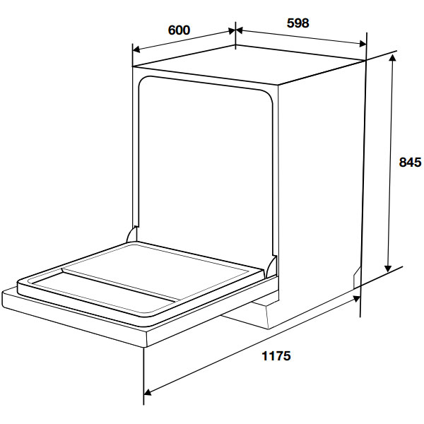 kích thước Hafele HDW-F6031G 535.29.651