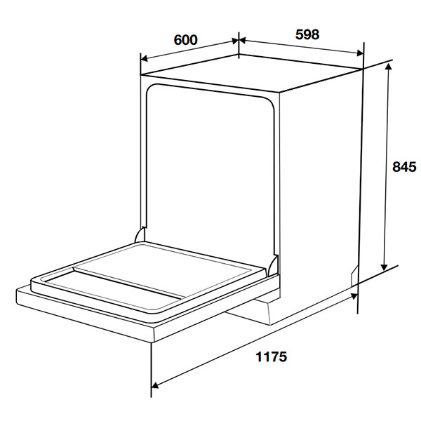 kích thước Hafele HDW-F6052G 535.29.652