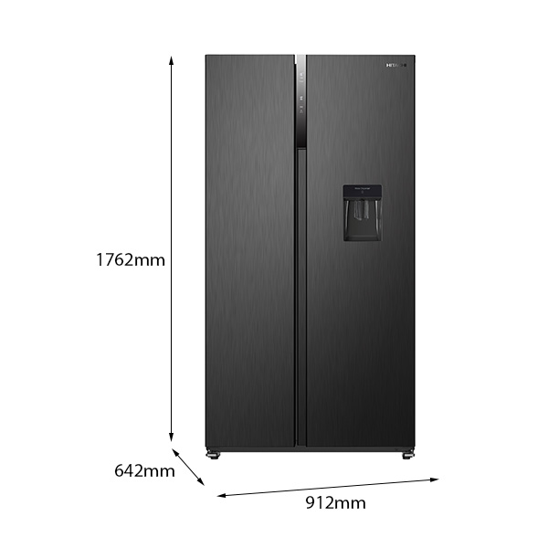 Kích thước Hitachi HRSN9552DWDXVN Kích thước Hitachi HRSN9552DWDXVN