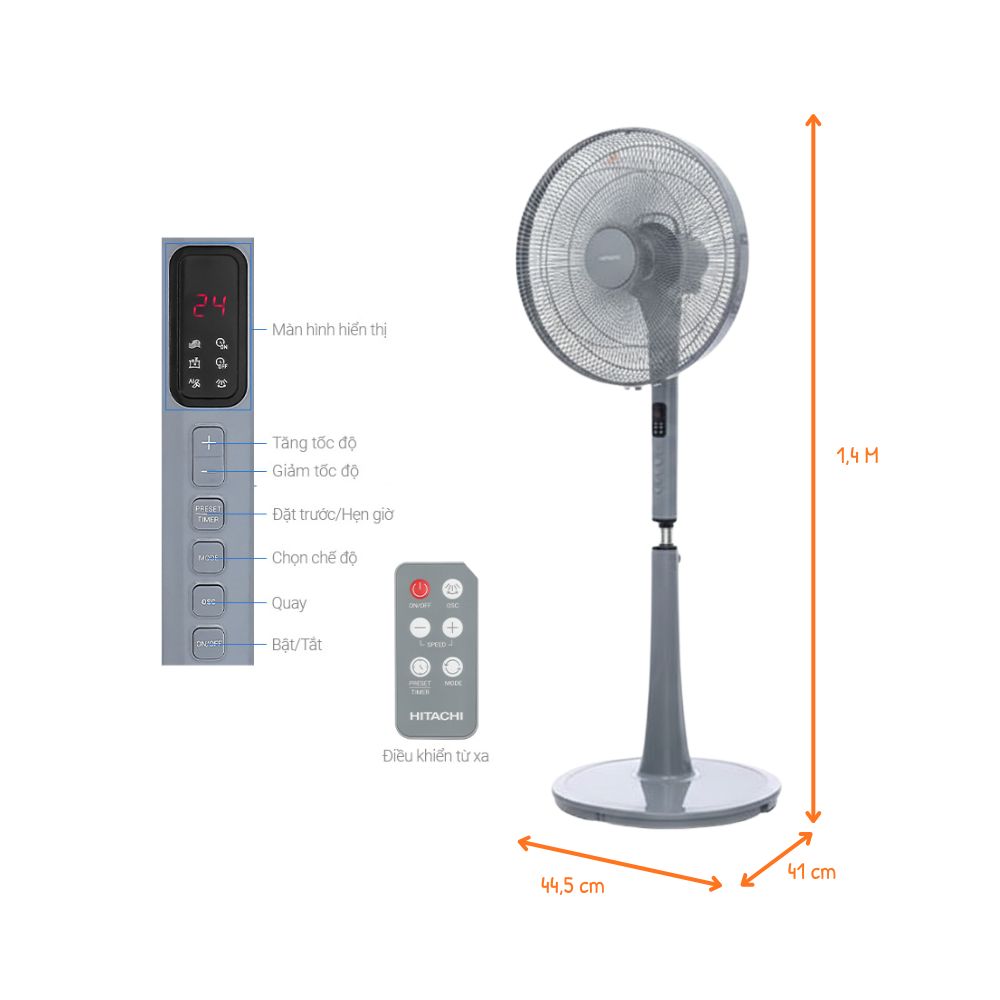 Kích thước Hitachi LF-D6RCGM