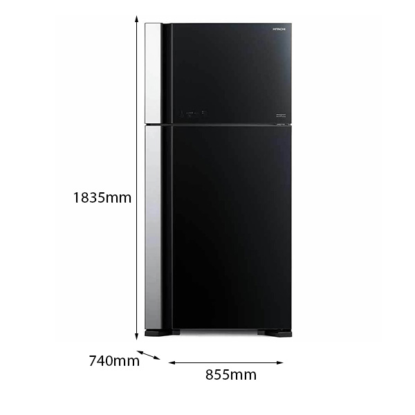 Kích thước Hitachi R-FG690PGV7X Kích thước Hitachi R-FG690PGV7X