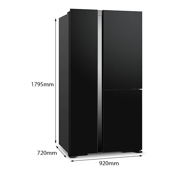kích thước Tủ lạnh Side by Side Hitachi R-M800PGV0