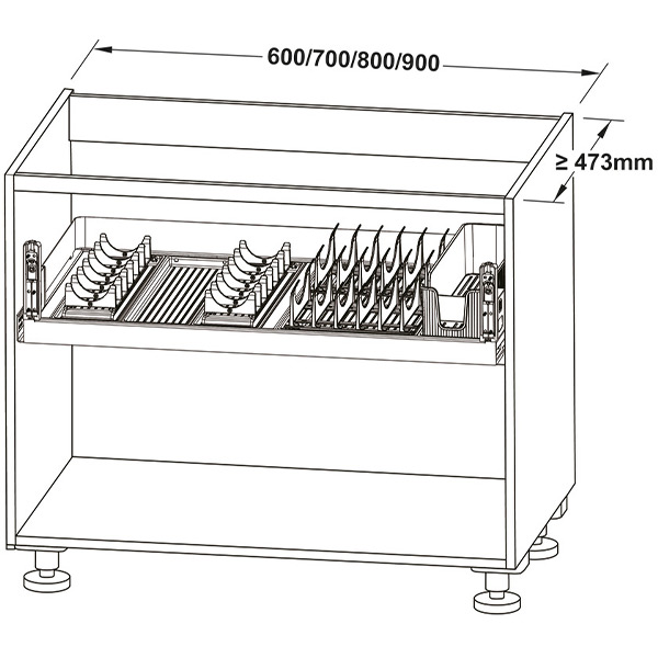 kích thước 3 Hafele 545.14.307
