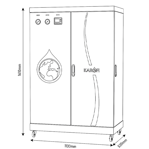 kích thước Karofi KTF-552 ECO