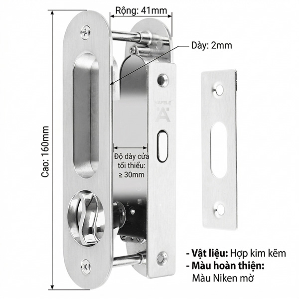 kích thước Hafele 499.65.108