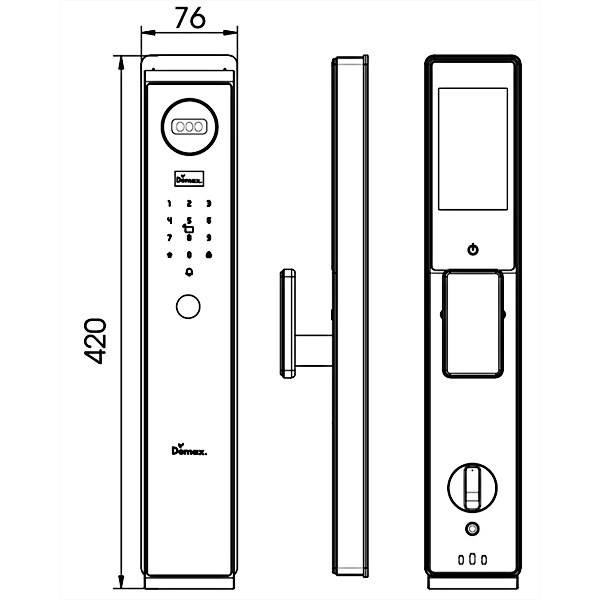 Kích thước Demax EL-C999 BN App
