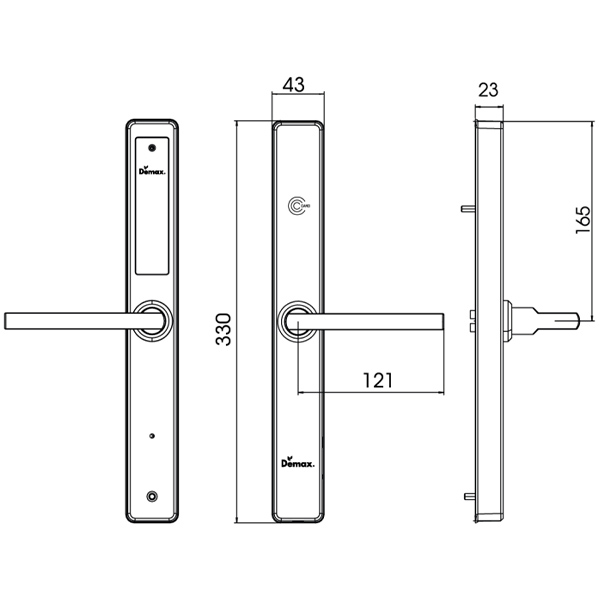 Kích thước Demax HEL330 AG