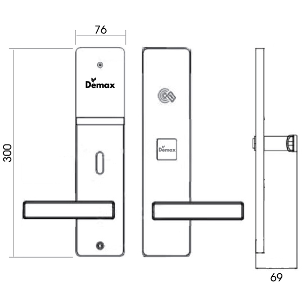 Kích thước Demax HEL606MG CNC