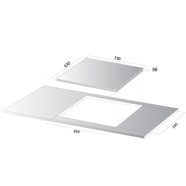 kích thước Kocher DI-338SE kích thước Kocher DI-338SE