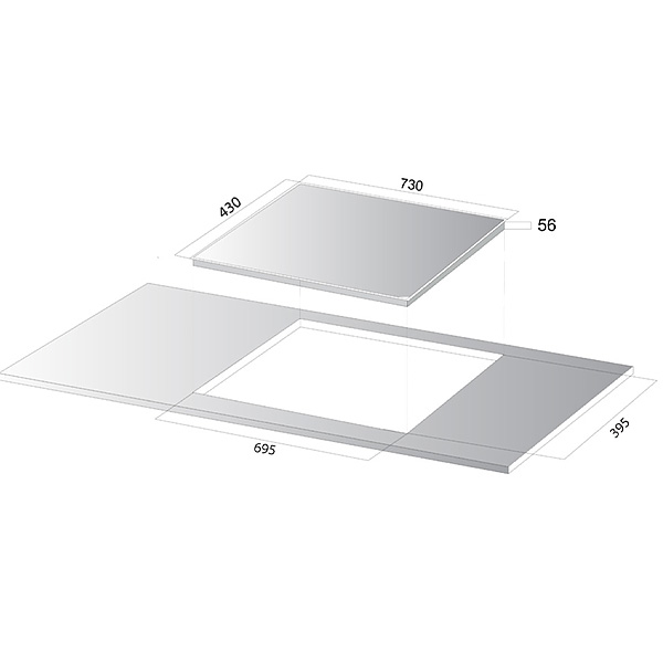 kích thước Kocher DI-608SE