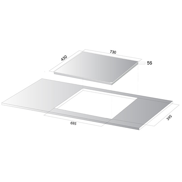 kích thước Kocher DI-688SE kích thước Kocher DI-688SE