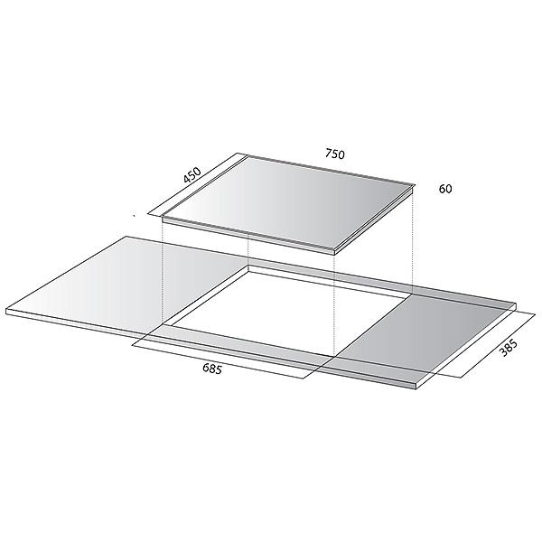 kích thước Kocher DI-806GE02 kích thước Kocher DI-806GE02