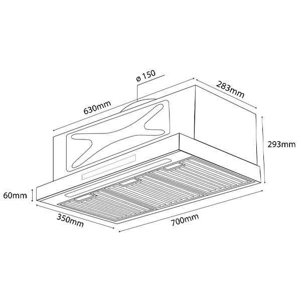 Kích thước Kocher Turbo X3D-669T