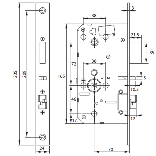 kích thước 2 TT Hafele PP8100 912.20.286