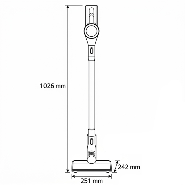 kích thước LG CordZero A9-ACE