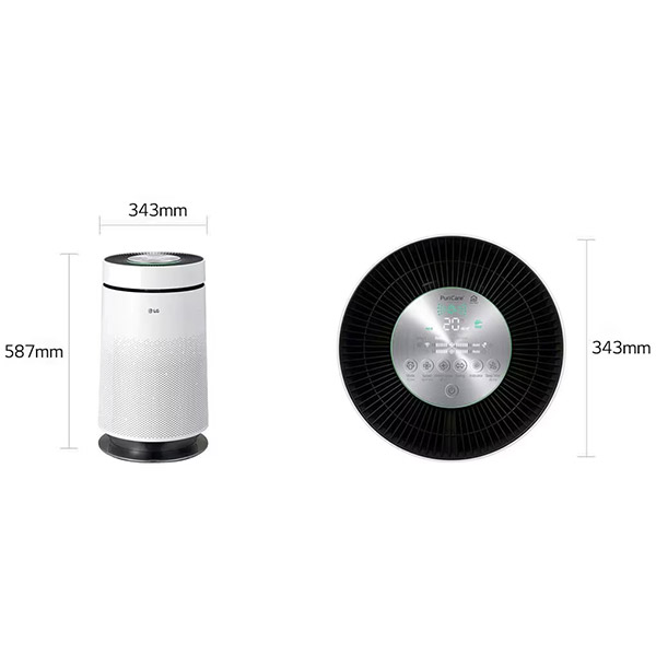 kích thước LG AS65GDWH0