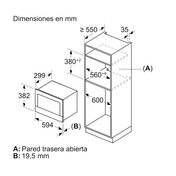 kích thước tủ dọc Bosch BER7321B1 series 8