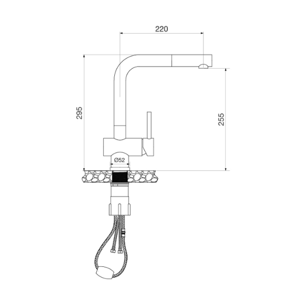 kích thước  Malloca K103-SS