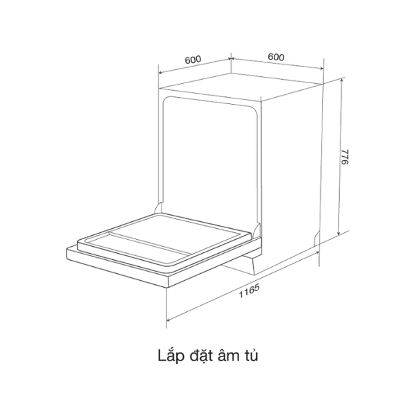 kích thước lắp âm Malloca MDW15-5035TD