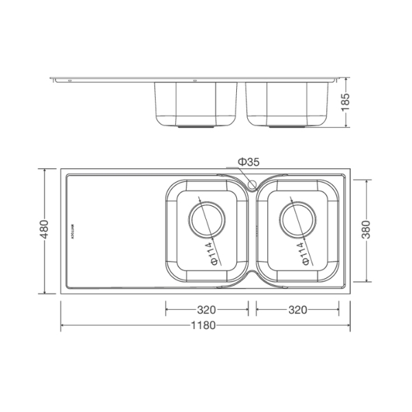 kích thước Malloca MS 1026L