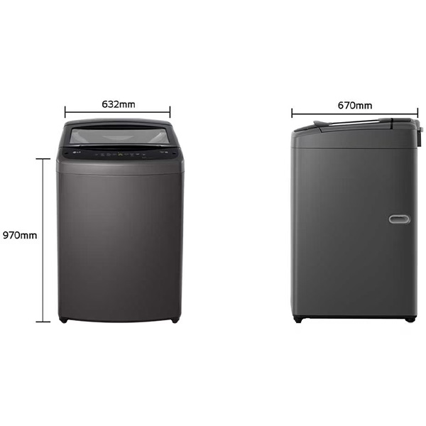 Kích thước Máy giặt LG T2515VBTB