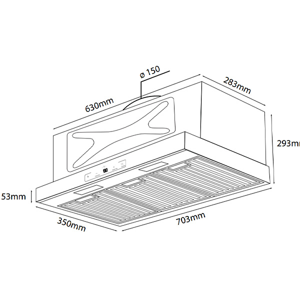 Kích thước Kocher Turbo X-350N