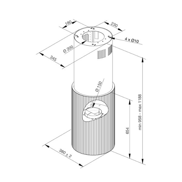 kích thước Malloca Monogold K-382B