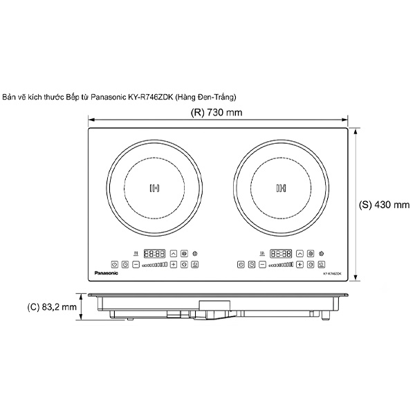 kích thước Panasonic KY-H1WZ70KRA