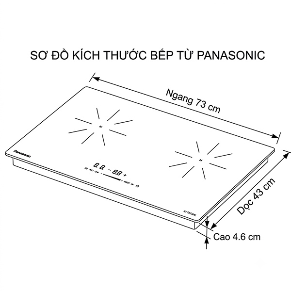 kích thước Panasonic KY-R72AELYUE