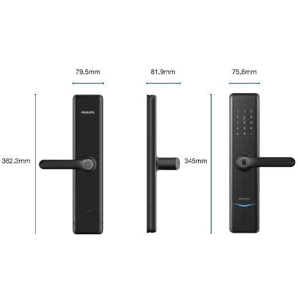 kích thước Philips 7300 - đồng