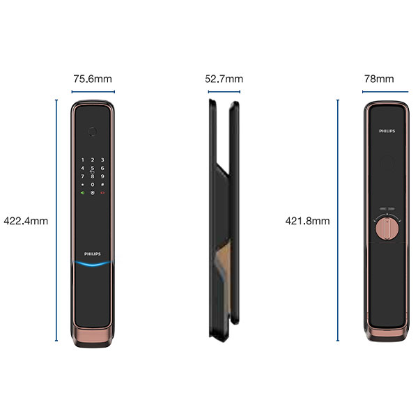 kích thước Philips 9300 - đồng