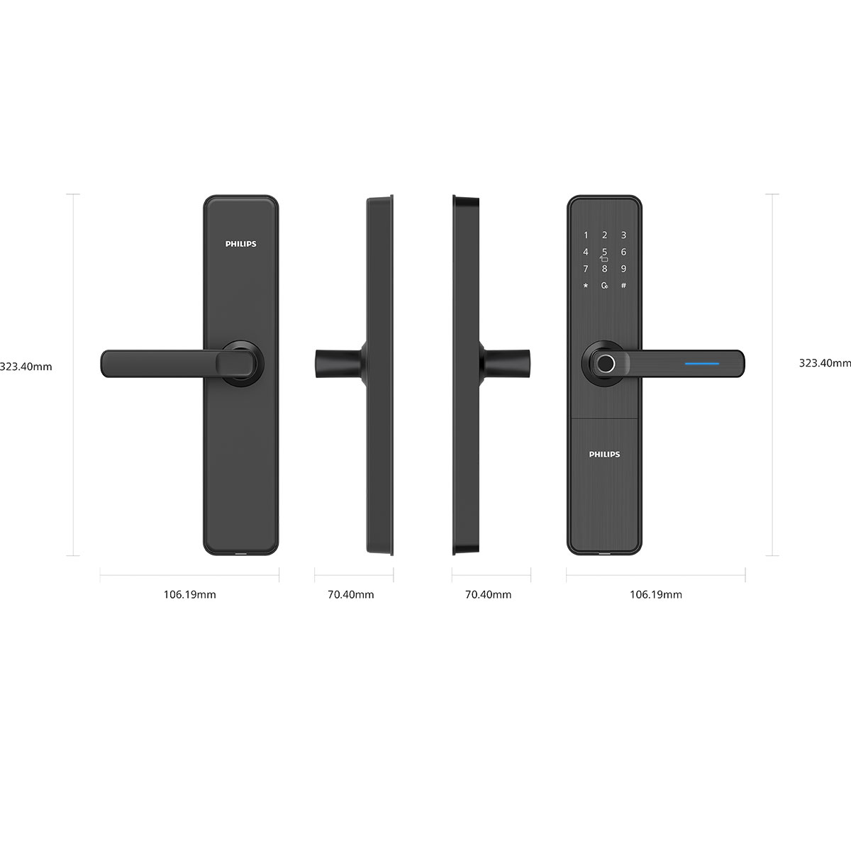 kích thước Philips DDL609-5HS