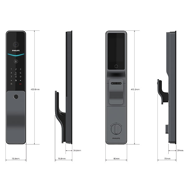 kích thước Philips DDL720-MVP