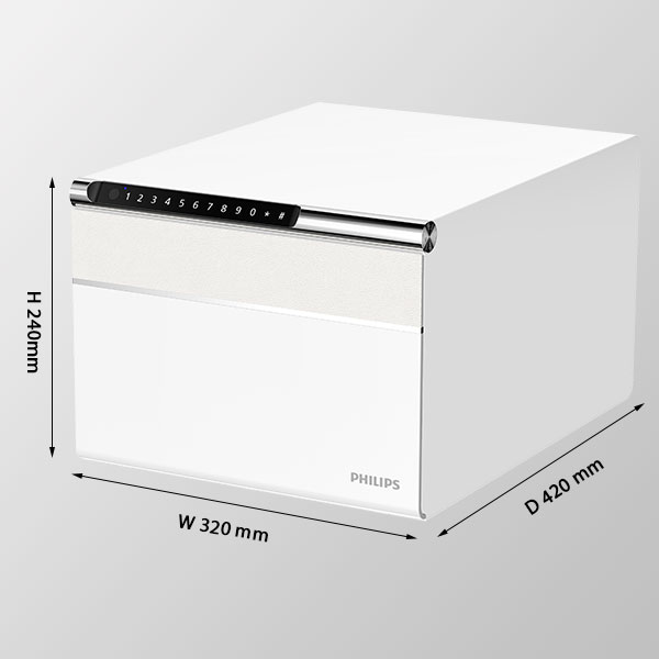 kích thước Philips SBX102 - trắng