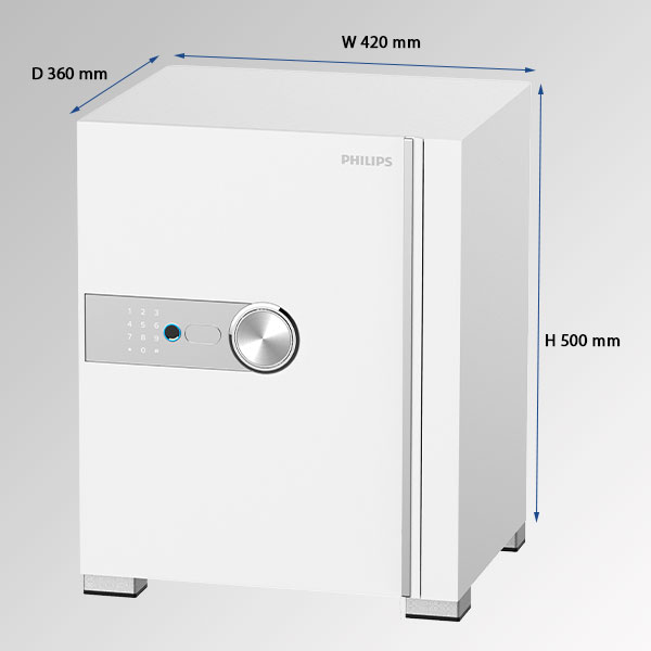 kích thước Philips SBX202 - 5C0 - Trắng