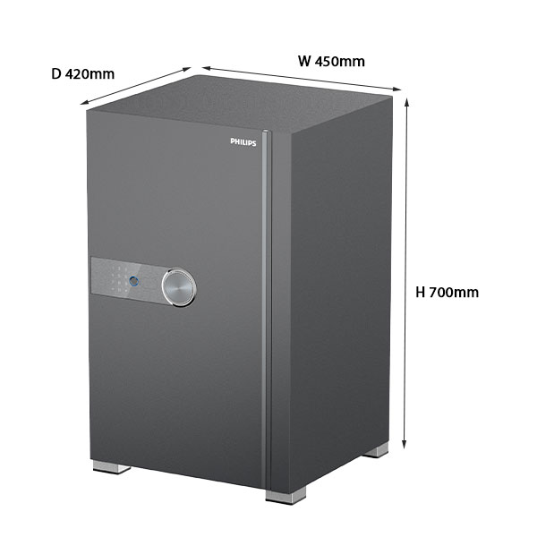 kích thước Philips SBX202 - 7C0 - Xám