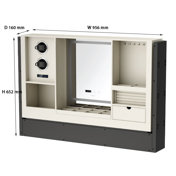 kích thước Tủ trang điểm Philips SBX320 - 5E8